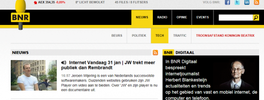 WHOISJW? op BNR Nieuwsradio