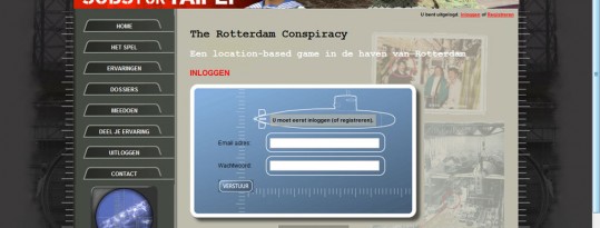 Location Based Game ‘The Rotterdam Conspiracy’