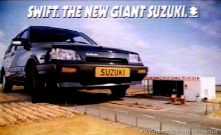 it’s a Giant Suzuki, and it’s moving fast!