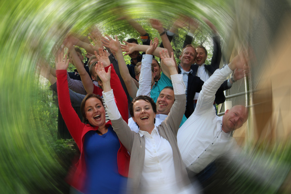 groepsfoto rollercoaster