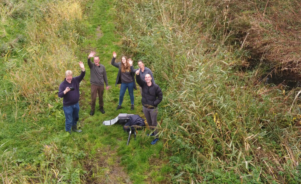 crew via drone