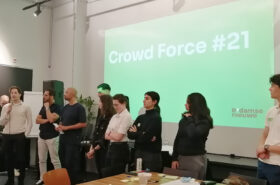 Crowdforce #21 podium